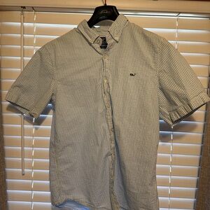 Men's Blue Striped Shirt